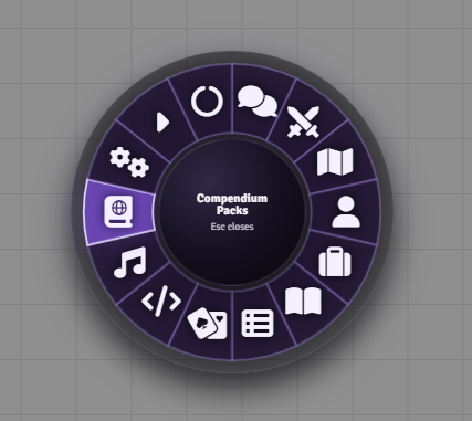 Sidebar wheel replacing the normal sidebar tabs